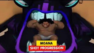 MOANA | Tamatoa's Shiny Shot Progression | Animation Breakdowns