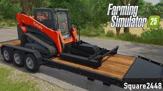 Mowing OVERGROWN LAWN In Farming Simulator 25! (Lawn Care)