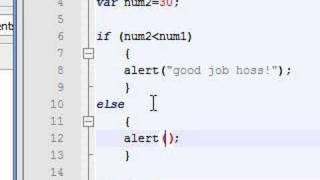 Javascript Tutorial - 9 - If Else Statement