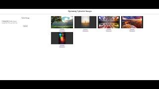 Optimizing the Uploaded Image in PHP Tutorial DEMO