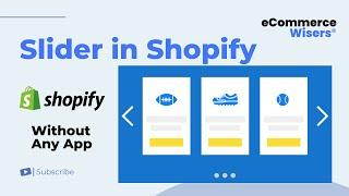 How to add slider in Shopify | Without any App | Slick slider | Free