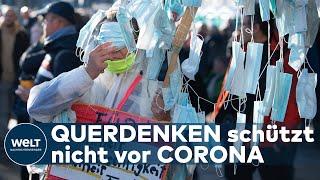 QUERDENKEN-ANFÜHRER HAT COVID-19: Prominenter Corona-Leugner wird auf der Intensivstation beatmet