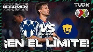 Resumen y goles | Monterrey vs Pumas | Liga Mx -AP2024 - 4tos de Final - IDA | TUDN