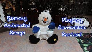 Gemmy Animated Bongo Playing Snowman Review!