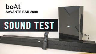 Boat Aavante bar 2000 Sound test #BOAT#Soundtest