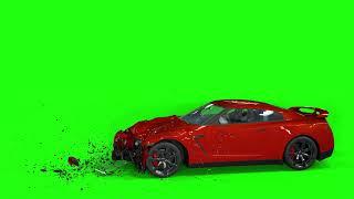 green screen  car crash slow motion #greenscreen #greenscreenvideo  #vfx #carcrash #montagevideo