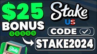 STAKE US PROMO CODE - STAKE2024 : $25 BONUS in STAKE CASH / Stake US promo code 2024-2025 review