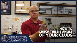 How To Check The Lie Angle of Your Clubs