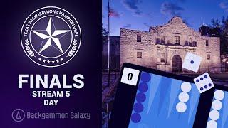 FINALS, Stream 5: 2024 Texas Backgammon Championships | Championship Division Main & Jackpots