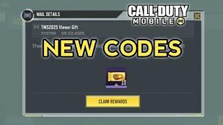 *NEW* CODM TODAY NEW WORKING REDEEM CODE 2025 | CALL OF DUTY MOBILE REDEEM CODE 2025