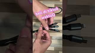 satu kabel 3 fungsj #jualanonlineshop #tiktokshop #kabeldatamurah