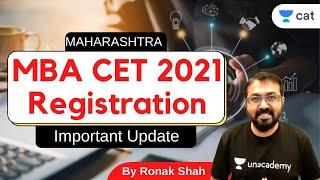 MBA/MMS CET 2021 Registration - Important Update | Ronak Shah | Unacademy CAT