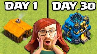 I Played a New Clash of Clans Account for 30 Days Straight!