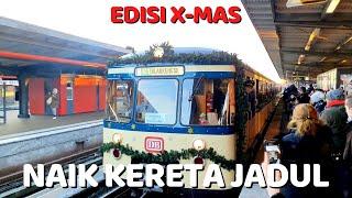 Nyoba Christmas Train Jadul di Jerman