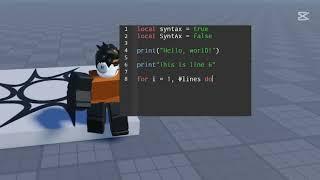 Working script editor in roblox studio #roblox #studio #youtube 2