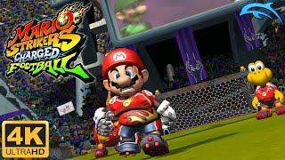 Mario Strikers Charged Football - Gameplay Wii 4K 2160p (Dolphin 5.0)