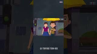 Barish Aayi Cham Cham Cham | Hindi Nursery Rhymes | #cartoon #rhymes #kidsvideo | #tripundtoonbox