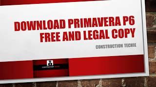 Free Download Primavera P6 Professional V16.2 2017  Genuine & Legal (No Crack/Patch)
