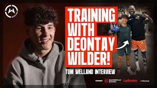 TRAINING WITH DEONTAY WILDER! | Tom Welland | Wasserman Boxing