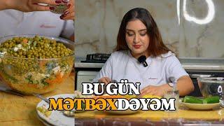 Paytaxt Salatı Hazırladım - Mətbəxdə Bir Gün   #paytaxtsalatı #metbex #azerbaycanmetbexi