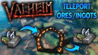 Valheim - How to Teleport Ore & Ingots (Tutorial)