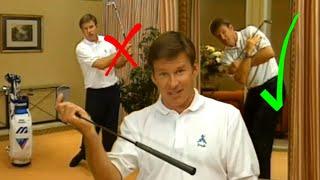 Indoor Golf Drills with 6-Time Major Champion Nick Faldo (Pete Cowen Swing Friendly)