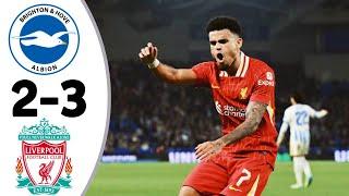 Brighton 2 - 3 Liverpool | Extended Highlights and All Goals- Carabao Cup 2024-25 HD