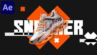 Advanced Sneaker Commercial in After Effects - After Effects Tutorial | No Plugins Used