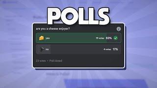 What's the deal with POLLS in Discord?