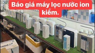 Báo giá máy lọc nước ion kiềm Nhật bản. Trim ion trevi Leveluk. 0914300368