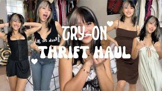 EPIC TRY-ON THRIFT HAUL!! Rockstar gf,  fairycore, and retro finds!