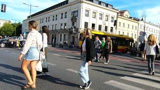 Warsaw, Poland. A Walking Tour in Nowy Swiat and the City Center