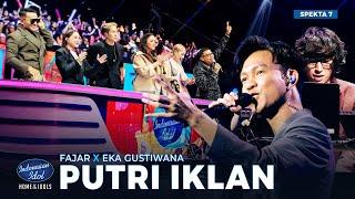 FAJAR X EKA GUSTIWANA - PUTRI IKLAN (ST12) - SPEKTAKULER SHOW 7 - Indonesian Idol 2025