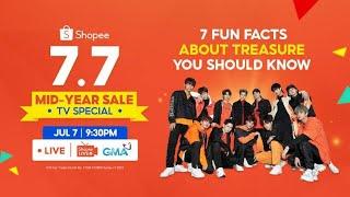 Shopee x Treasure 7 July 2021