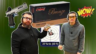 PMC Bronze 9mm 124gr FMJ Ammunition Review - Accuracy Test at 20 Yards