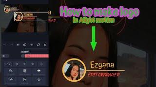 How to make Logo In Alight motion Tuturial video || Watermark video editing