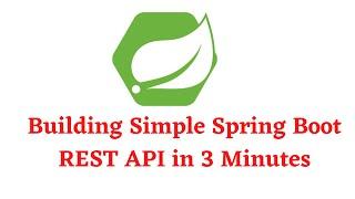 Building Simple Spring Boot REST API in 3 Minutes | Eclipse | Quick Beginner Guide