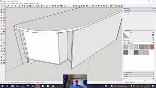 Kitchen Island Modeling in SketchUp 2021