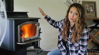 How We Heat With ONLY a Wood Stove for FREE | Harvesting a Year's Worth of Fire Wood