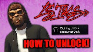 GTA Online: How to Unlock The Street Artist Outfit! (LS Tags Collectibles Guide)