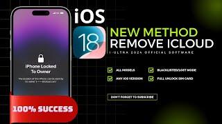 (NEW METHOD FOR IOS 18) REMOVE The Activation Lock on iPhone Locked To Owner | Removal Apple Account