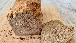 Juicy wholemeal bread, no knead, extremely tasty and fast