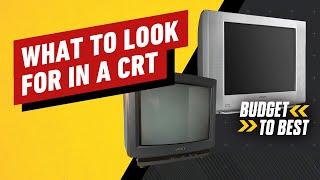 What to Look for in a CRT TV - Budget to Best
