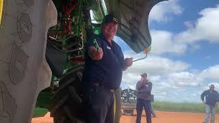 Harvester setup with Kassie van der Westerhauizen - John Deere. Measure is key