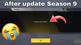 Network Error. (3007) After update Season 9 call of duty mobile 2024