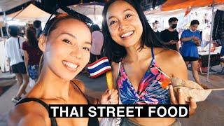 STREET FOOD Heaven in THAILAND- Trying Thai Street Food in ChiangMai Biggest Night Market. 