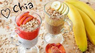 ЧИА пудинг  ПОЛЕЗНЫЕ рецепты  Два вкуса  Chia pudding