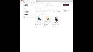 Odoo 17 eCommerce Website