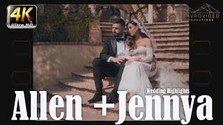 Allen + Jennya's Wedding 4K UHD Highlights at Taglyan hall and st Marys Church WDF version