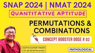 SNAP & NMAT 2024 || Permutation and Combination | Concept & Practice Session 2 | Modern Maths